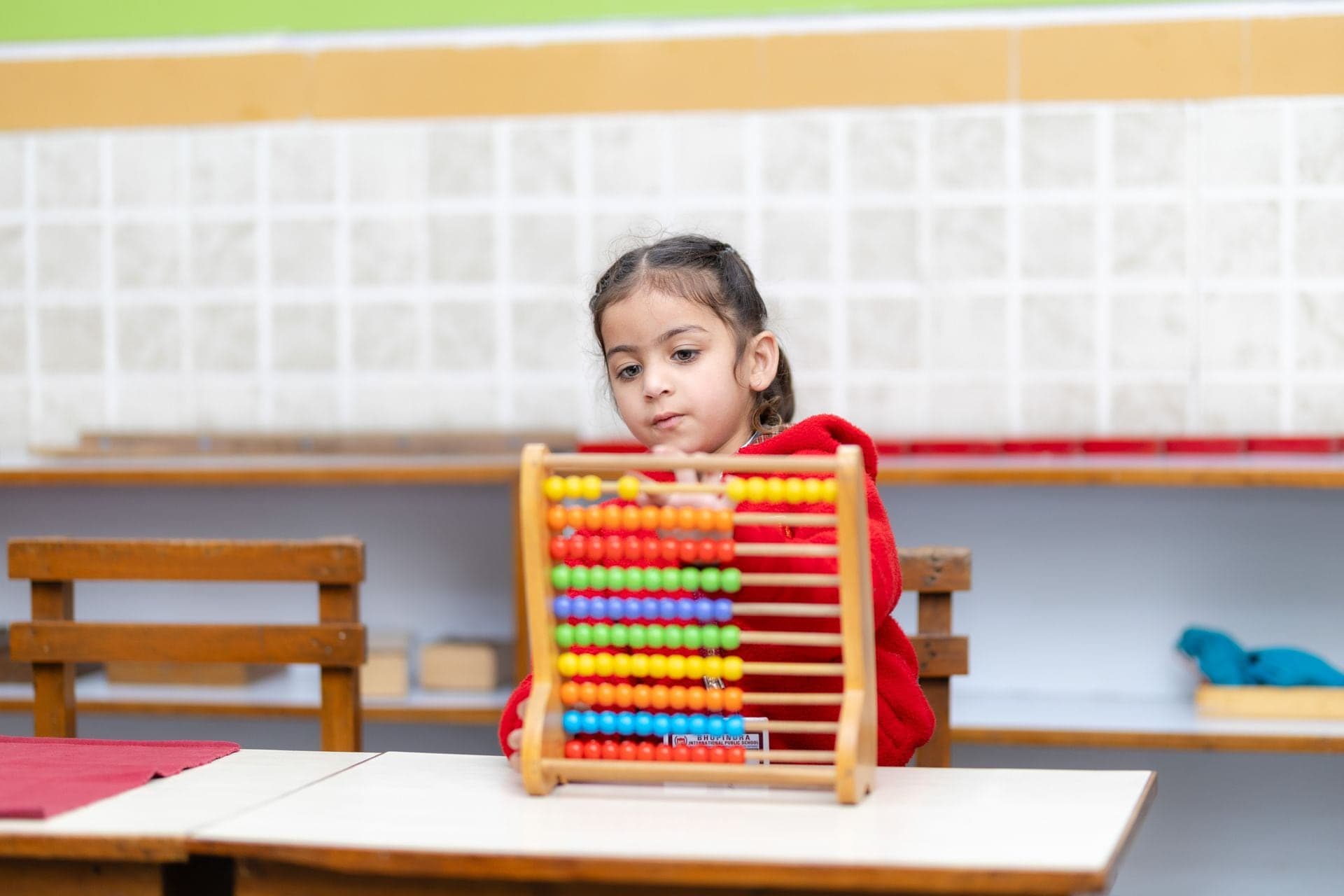 Abacus level test in progress with focused students