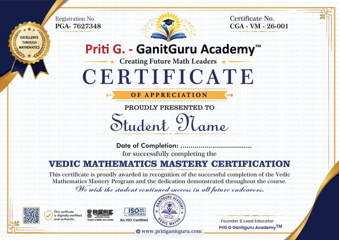 Sample Certificate