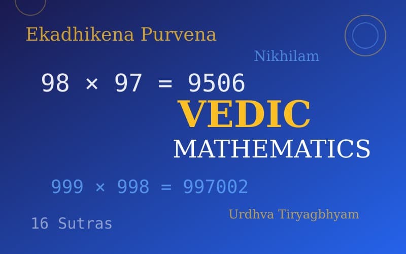 Children learning Vedic Mathematics